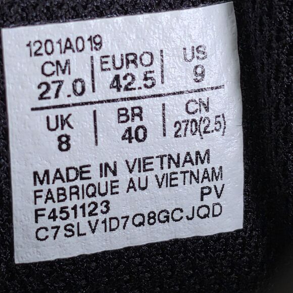 Asics Gel Kayano 14 Black Seal Grey 1201A019-005 Running Shoes Men's Size 9 - Picture 7 of 7